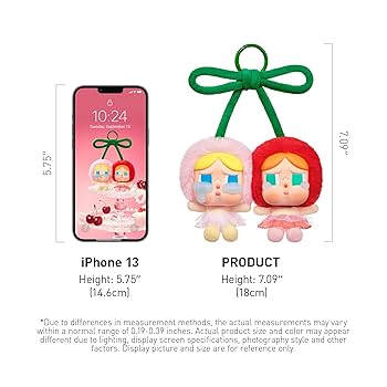 キーホルダー・アクリルキーホルダー POPMART Cry baby love you cherry much POP-MART Crybaby Crying For Love Plush Pendant Love You